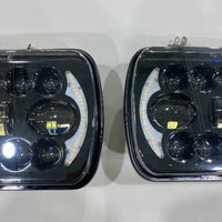 faro LED cuadrado de 5 x 7 pulgadas