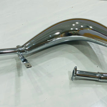 MOTORIZED BICYCLE BEST HIGH PERFORMANCE RACING DIRT BIKE PIPE CHROME