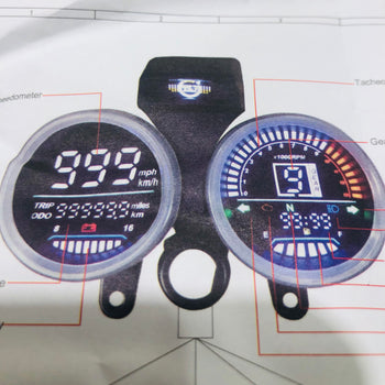 RELOJ DIGITAL SUZUKI GN 125 SPEEDOMETER,TACHOMETER,RELOJES DE SUZUKI GN 125