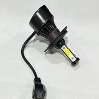 MOTORCYCLE LED LIGHT 4 LEDS HI/LOW 6000L,BOMBILLLO LED 4 LED LARGA Y CORTA 6000L