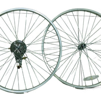 BICYCLE AND MOTORIZED BICYCLE HEAVY DUTY BLACK  26" WHEEL SET 12G SPOKES