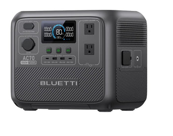 BLUETTI AC70 1000W 768Wh Portable Power Station Solar Generator