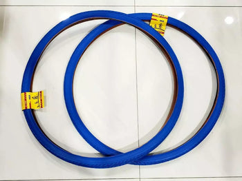 28X1.1/2 TIRES (40-635) TWO HIGH QUALITY BLUE STREET BICYCLE TIRES