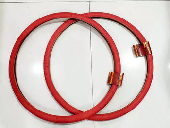 26X1 3/8(37-590) TIRES ,TWO HIGH QUALITY RED TIRES STREET DESIGN