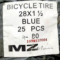 25-PACK 28X 1 1/2" Bike Tire BLUE Fits All 28 inch BUY WHOLESALE AND SAVE