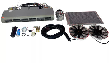 A/C KIT UNIVERSAL UNDERDASH EVAPORATOR 12v Kit AIRE DE CARRO (6 SALIDAS)