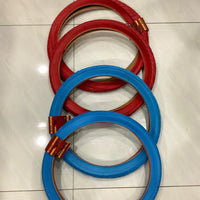 20x2.125(57-406)FOUR HIGH QUALITY STREET DESIGN RED BLUE BMX TIRES