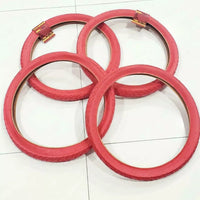 20x2.125(57-406)FOUR HIGH QUALITY STREET DESIGN RED BMX TIRES