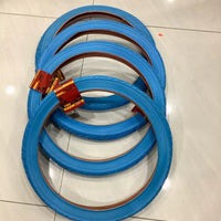 20x2.125(57-406)FOUR HIGH QUALITY STREET DESIGN Baby blue BMX TIRES