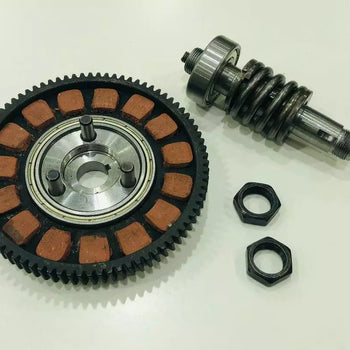 COMPLETE CLUTCH ASSEMBLY TRANSMISSION FOR 2 STROKE GAS MOTORIZED BIKE 80CC