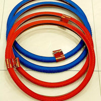 700X38 (40-622)FITS 29 WHEEL FOUR HIGH QUALITY BLUE AND RED BICYCLE STREET TIRES