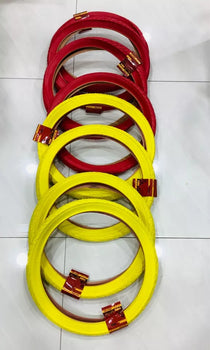 20x2.125(57-406) 8 HIGH QUALITY STREET DESIGN Yellow And RED BMX TIRES