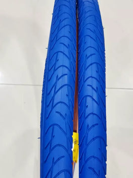 28X1.1/2 TIRES (40-635) TWO HIGH QUALITY BLUE STREET BICYCLE TIRES