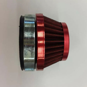 60mm Carburetor Air Filter For 2-Cycle 49cc 60cc 80cc Motorized Bicycle Red