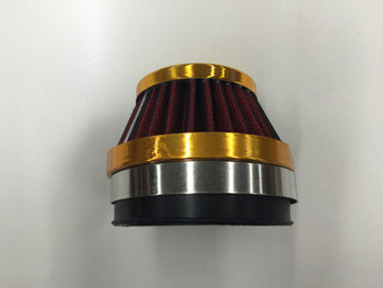60mm Carburetor Air Filter For 2-Cycle 49cc 60cc 80cc Motorized Bicycle GOLDEN