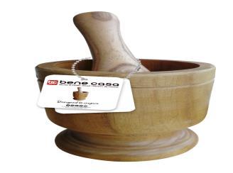 Mortar & Pestle, Wood, Mortero de Madera