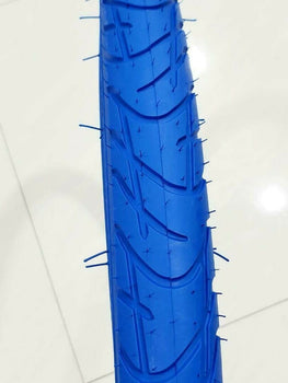 700X38 TIRE (42-622)28X1.75  ONE HIGH QUALITY BLUE  BICYCLE STREET TIRE