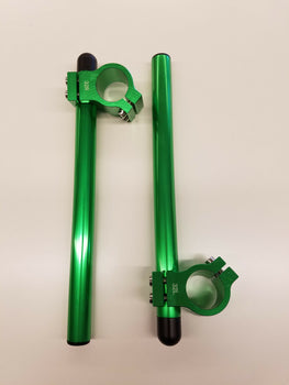 MOTORIZED BICYCLE 32MM  CNC Fork Clip-ons Handle Bars Riser GREEN COLOR