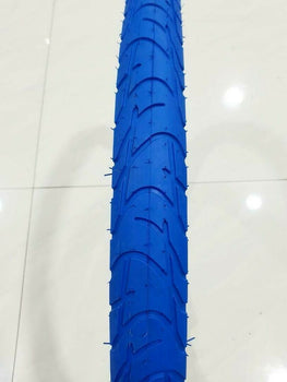 28X1.1/2 TIRE BICYCLE(40-635)ONE HIGH QUALITY STREET BLUE TIRE  AND 1 INNER TUBE