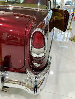 1955-1956 Chevy Clear License Light Lenses, 1955-1957 Wagon, Nomad and Sedan