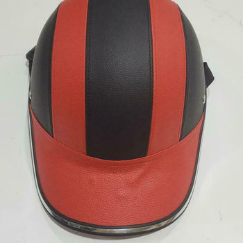 MOTORCYCLE HEAD CIRCUMFERENCE: 62MM, BASEBALL STYLE CAP/ - SIZE: L RED