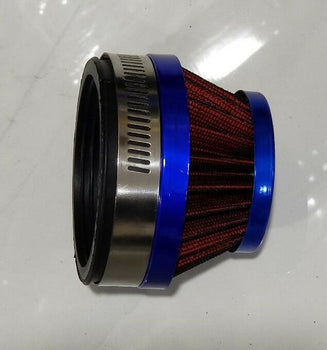 MOTORIZED BICYCLE CARBURETOR AIR FILTER BLUE