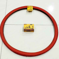 28X1.1/2 TIRE BICYCLE(40-635)ONE HIGH QUALITY STREET RED TIRE AND 1 INNER TUBE