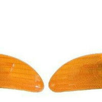 1955 Chevy Amber Parklight Lenses with Bowtie, Pair