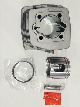MOTORIZED BICYCLE 48MM SILVER CYLINDER SET FOR 66CC/80CC 40MM INTAKE LOW  PIIN