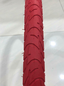 26 X2.125 TIRE BICYCLE  (57-559)ONE HIGH QUALITY RED  STREET BICYCLE TIRE