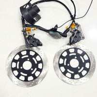 ELECTRIC MOTORCYCLE FRONT DISC BRAKE SET  ,FRENO DELANTERO PARA MOTO ELECTRICA