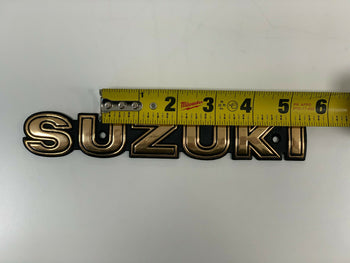 MOTORCYCLE EMBLEM FUEL TANK SUZUKI AX100 , EMBLEMAS DEL TANQUE SUZUKI ax 100