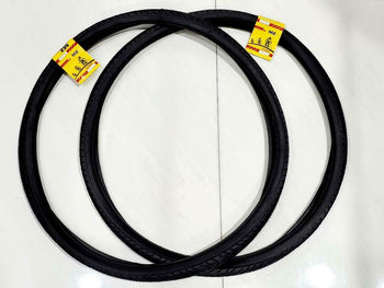 700 X 38C(40-622)FIT 29 WHEELS BIKES TWO HIGH QUALITY BLACK TIRES STREET TIRE