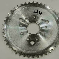 MOTORIZED BICYCLE SPROCKET 46T WORKS WITH MAG WHEELS OR THREE POINT ADAPTERS