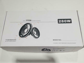 Car Speaker -3652T -6.5' Coaxial -Max. Power: 120W, JUEGO DE BOCINAS PARA CARRO
