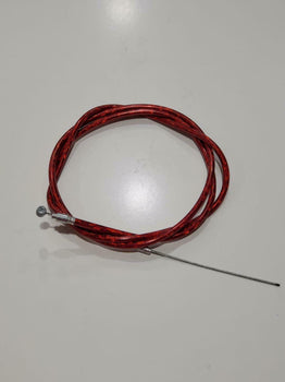 MOTORIZED BICYCLE  AND BICYCLE  BRAKE  CABLE  RED