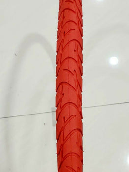 26 x2.125 TIRE (57-559)ONE HIGH QUALITY RED STREET  TIRE AND ONE  INNER TUBE