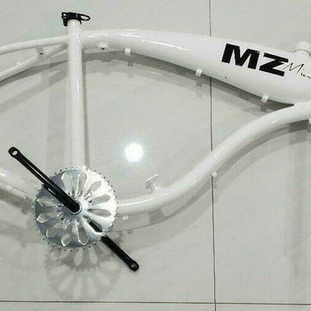 MOTORIZED BICYCLE gas frame 2.5l with crank set ,triple tree fork,,headset,neck