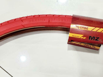 26X1 3/8 TIRES(37-509)THREE RED HIGH QUALITY STREET TIRES