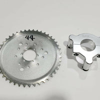 1.5" Hub 415 Chain CNC 44T Sprocket With Adapter 49cc-80cc  Motorized Bicycle