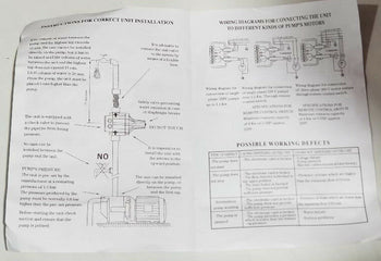 VALVULA AUTOMATICA PARA BOMBA DE AGUA , Automatic Water Pump Pressure Controller
