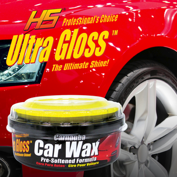 HS Ultra Gloss  Car Wax Paste Carnauba  16.5oz.