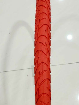 28X1.1/2 TIRE BICYCLE(40-635)ONE HIGH QUALITY STREET RED TIRE AND 1 INNER TUBE