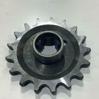 MOTORCYCLE  CHAIN SPROCKET T17 FRONT, SPROKE DELANTERO 17 PARA MZ