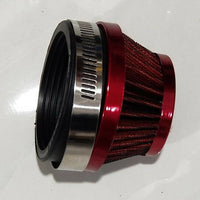 MOTORIZED BICYCLE CARBURETOR AIR FILTER RED