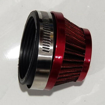 MOTORIZED BICYCLE CARBURETOR AIR FILTER RED