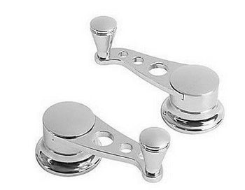 Lokar Chevy ''Lakester'' Inside Vent Window Crank Handles, Chrome