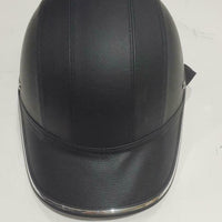 MOTORCYCLE HEAD CIRCUMFERENCE: 62MM, BASEBALL STYLE CAP/ - SIZE: L BLACK