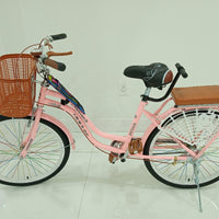 BICYCLE 24" Size: 24inch Frame Material: Steel Single Speed Spoke Wheel P