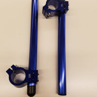 MOTORIZED BICYCLE 32MM CNC Fork Clip-ons Handle Bars Riser BLUE COLOR